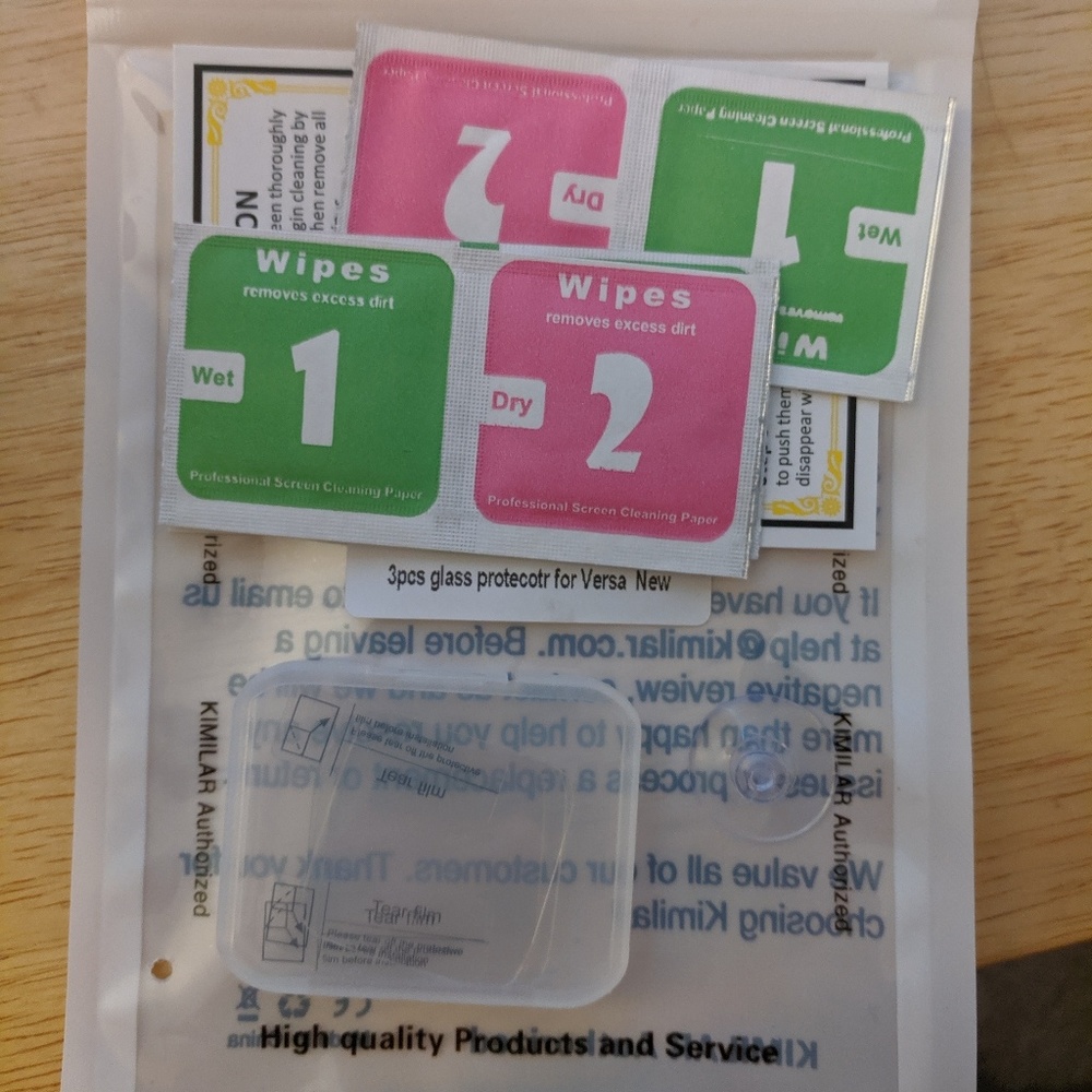 Fitbit Versa Glass Screen Protectors